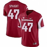 Arkansas Razorbacks 47 Martrell Spaight Red College Football Jersey Dzhi,baseball caps,new era cap wholesale,wholesale hats